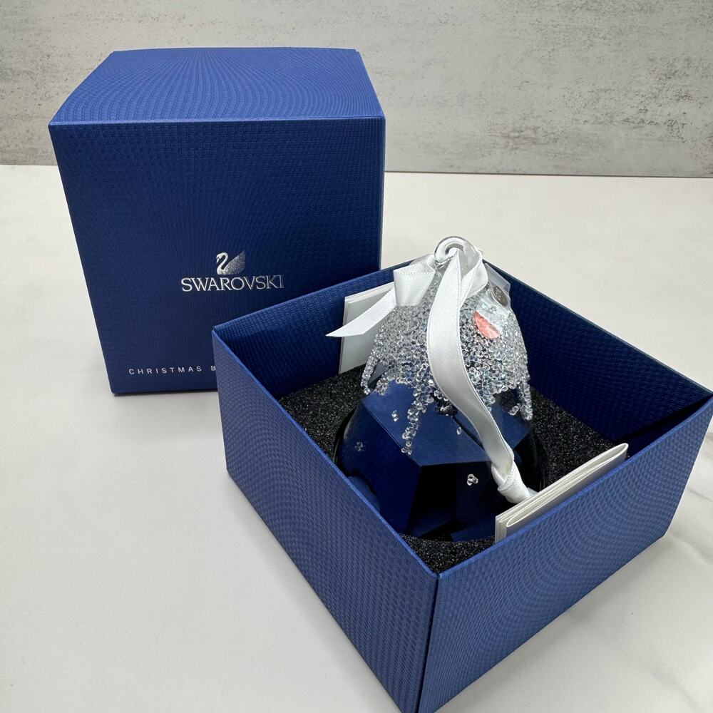 Swarovski | 2016 Glass Christmas Bell Ornament